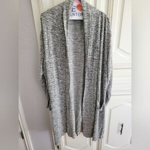 Long Cardigan Stretchy Sweater Duster size 1X